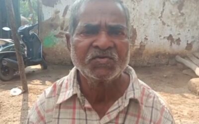 Elderly Hindu man paralyzed for two years miraculously healed. He and family accept Jesus.